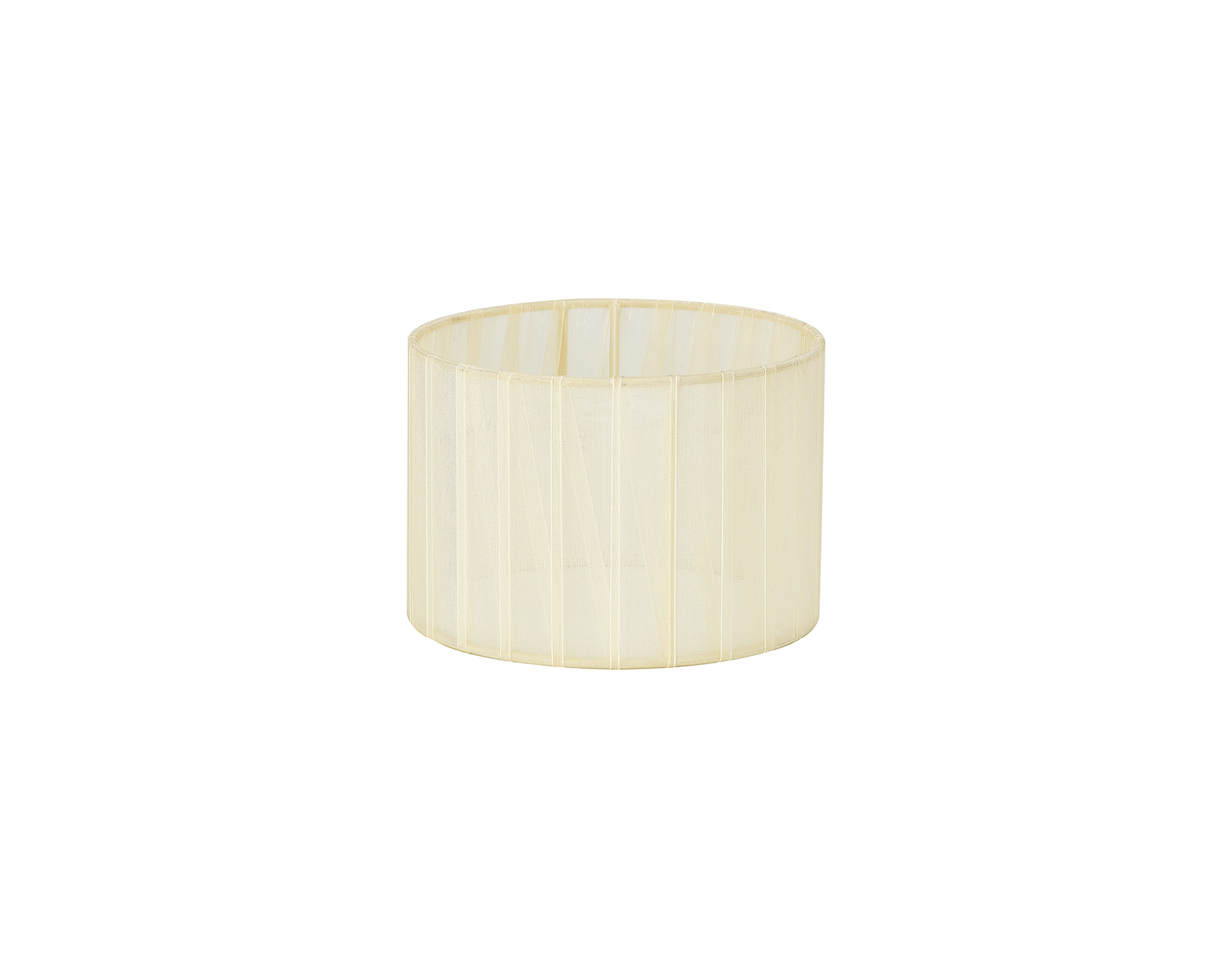 D0870  Serena 16cm Organza Shade Cream